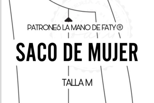 Patrones en pdf para hacer un saco de mujer talla M